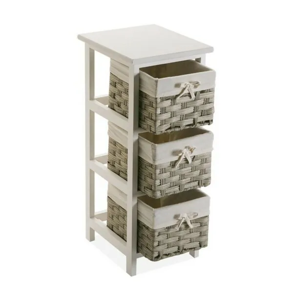 Multipurpose Chest of Drawers Versa Pompei 29 x 62 x 25 cm White