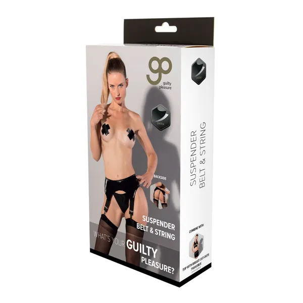 Suspender Guilty Pleasure Black M