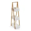 Полка для ванной Versa Бамбук Деревянный MDF Деревянный MDF/Бамбук (18 x 81 x 30 cm)