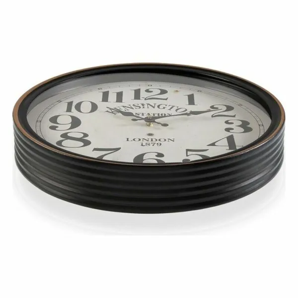 Wall Clock Versa Metal (40 x 7,5 x 40 cm)