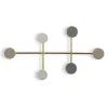 Coat rack Versa Multicolour Metal Resin MDF Wood 6,5 x 22 x 41 cm (6,5 x 22 x 41 cm)
