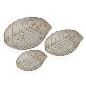 Galda rotājums Versa Balts Koks MDF 22 x 5 x 30 cm (3 Daudzums)