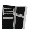 Wall mirror Versa White Mirror MDF Wood 35 x 153 x 35,2 cm Jewellery Stand