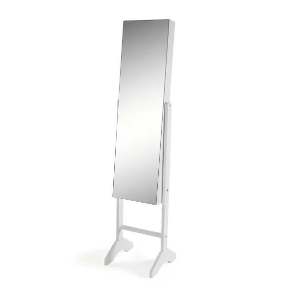 Настенное зеркало Versa Белый Зеркало Деревянный MDF Минималистичный 33,5 x 153 x 35,2 cm