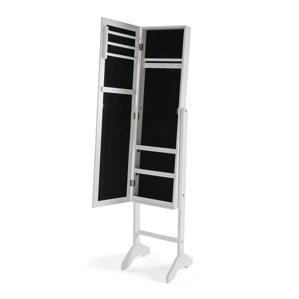 Seinäpeili Versa Valkoinen Peili Puu MDF Minimalistinen 33,5 x 153 x 35,2 cm