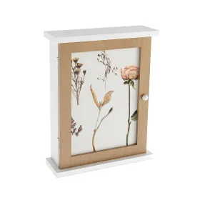 Atslēgu skapis Versa Цветы Koks MDF 6,5 x 26 x 20 cm