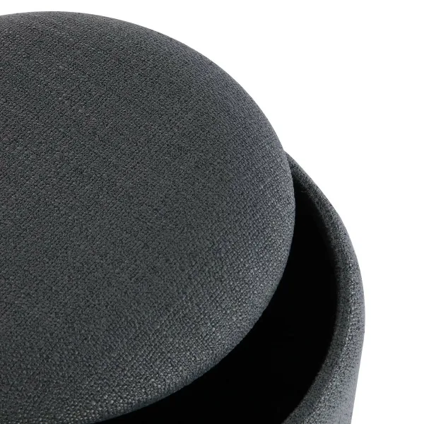 Noņemams Pufs Versa Pelēks Bambuss Koks MDF