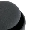 Detachable Pouffe Versa Grey Bamboo MDF Wood