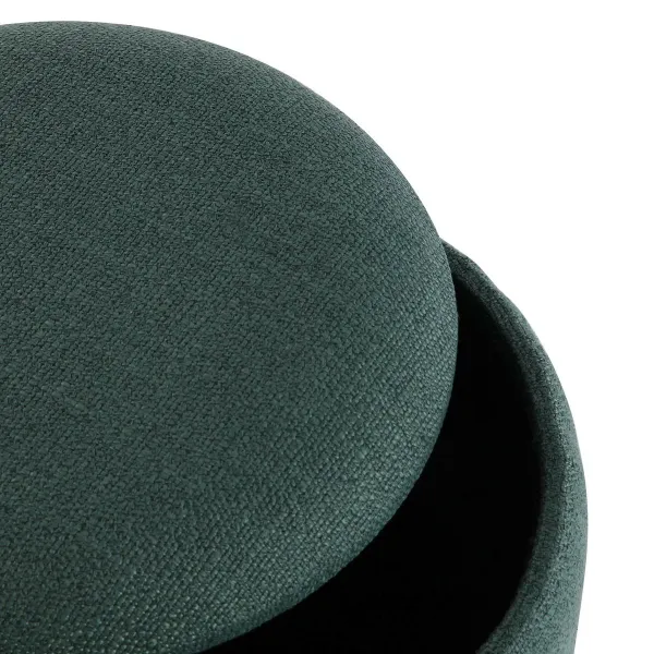 Съемный пуф Versa Зеленый Бамбук Деревянный MDF