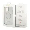 Guess Metal Outline MagSafe - Case for iPhone 12 / iPhone 12 Pro (Transparent / Gold)
