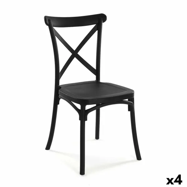 Tuoli Versa Musta 43 x 88 x 43 cm (4 osaa)