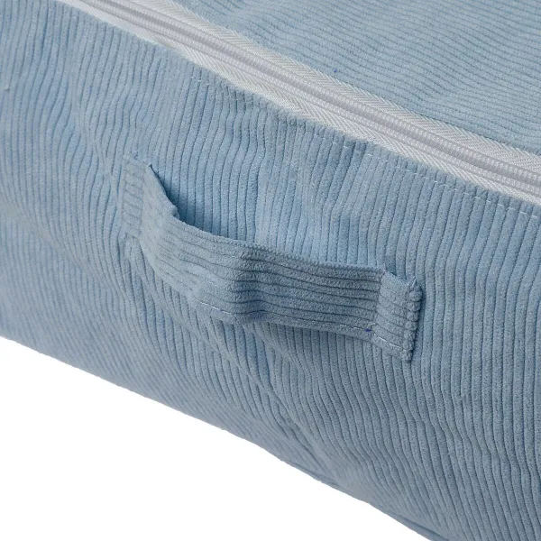 Saugojimo dėžė Versa Corduroy 50 x 20 x 70 cm Mėlyna