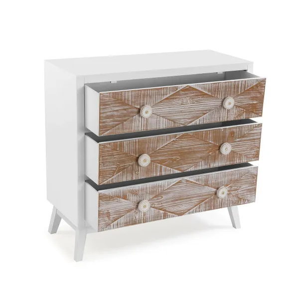 Комод Versa Sira древесина сосны Деревянный MDF 34 x 76 x 80 cm