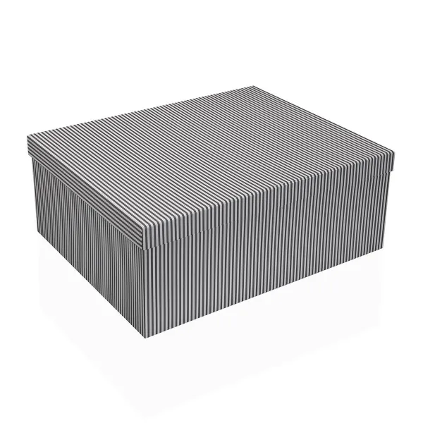 Set of decorative boxes Versa Grey Cardboard (15 Pieces)