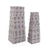 Set of decorative boxes Versa Cardboard (15 Pieces)