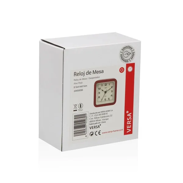 Table clock Versa Alvo Red