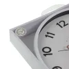 Sieninis laikrodis Versa Balta Plastmasinis 4 x 30 x 30 cm