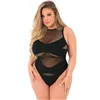 Leotard Pink Lipstick Black L