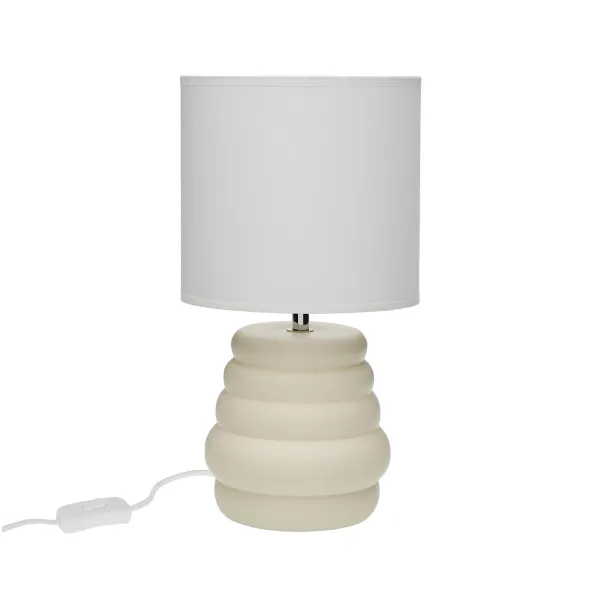 Pöytälamppu Versa Beige Keraminen 40 W 17 x 32,2 cm