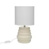 Desk lamp Versa Beige Ceramic 40 W 17 x 32,2 cm