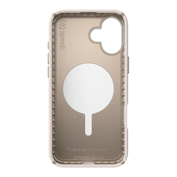 Speck Presidio2 Pro ClickLock & MagSafe - iPhone 16 Plus Case (Bleached Bone / Heirloom Gold / Hazel Brown)