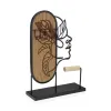 Шкатулка для драгоценностей на ножке Versa M Чёрный Металл 7,5 x 27 x 20,5 cm