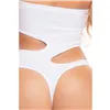 Leotard Pink Lipstick White One size