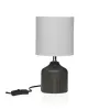 Galda lampa Versa Miracle Pelēks Keramika 14 x 28 x 10 cm