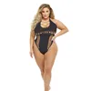 Leotard Pink Lipstick Black Queen size