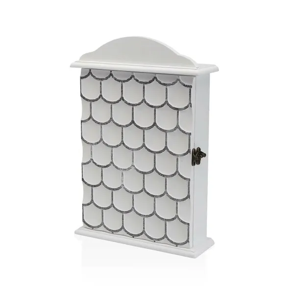 Raktų spinta Versa Balta 6 x 28 x 19,5 cm