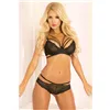 Underwear Set Pink Lipstick Black (M/L)