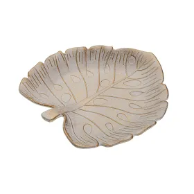 Galda rotājums Versa Bronza Koks MDF 17 x 3 x 28 cm Lapa