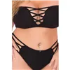 Underwear Set Pink Lipstick Black (L)