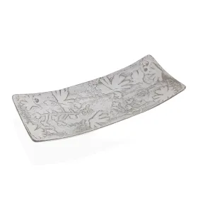 Galda rotājums Versa Balts Koks MDF 16 x 4,5 x 38,5 cm Цветы