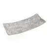 Puošmena Versa Balta Medžio MDF 16 x 4,5 x 38,5 cm Gėlės