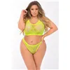 Underwear Set Pink Lipstick Green (3XL/4XL)