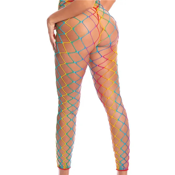 Bodystocking Pink Lipstick Multicolour (One size)