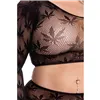 Underwear Set Pink Lipstick Black (L)