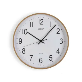 Seinäkello Versa Muovinen Kvartsi Puu MDF 5 x 35 x 35 cm