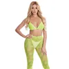 Underwear Set Pink Lipstick Green (One size)