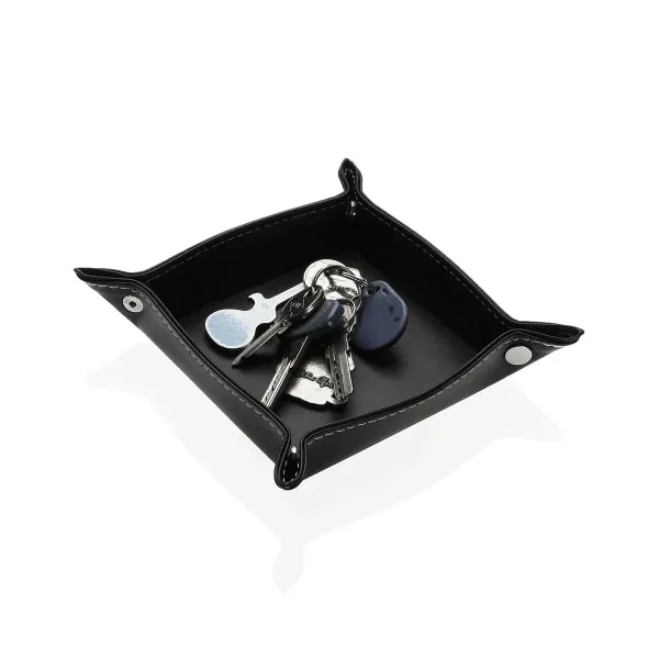 Valet Tray Versa Black 13 x 3,3 x 13 cm