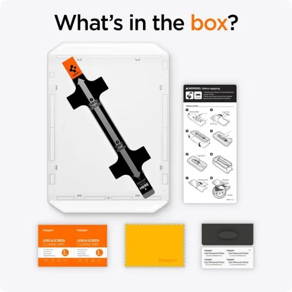 Spigen GLAS.TR EZ FIT - Tempered glass for iPad Pro 13" (M5, 2025 / M4, 2024)  (Transparent)