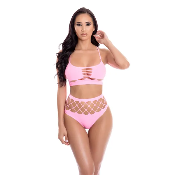 Underwear Set Pink Lipstick Pink (One size)