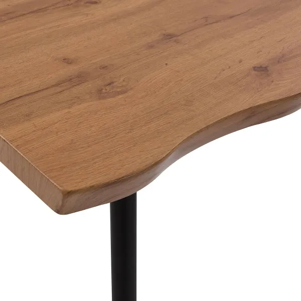 Кофейный столик Versa Malika PVC Металл Деревянный MDF 80 x 75 x 160 cm