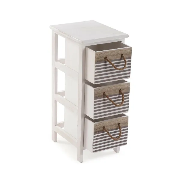 Komoda Versa Tabo Tekstilė Paulovnijos mediena 32 x 63 x 26 cm