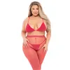 Underwear Set Pink Lipstick Red (XL)