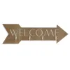 Uz sienas piestiprināts mēteļa pakaramais Versa Welcome Koks MDF 4 x 14,5 x 48 cm
