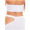 Underwear Set Pink Lipstick White (One size)