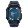 Spigen Rugged Armor Pro - Strap with Case for Apple Watch 10 46 mm (Navy Blue)