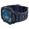 Spigen Rugged Armor Pro - Strap with Case for Apple Watch 10 46 mm (Navy Blue)